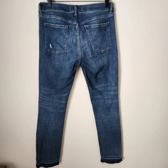 DL1961 | Mara Instasculpt Straight Raw Hem Ankle Jeans in Castlewood - Size 28 - Picture 8 of 14